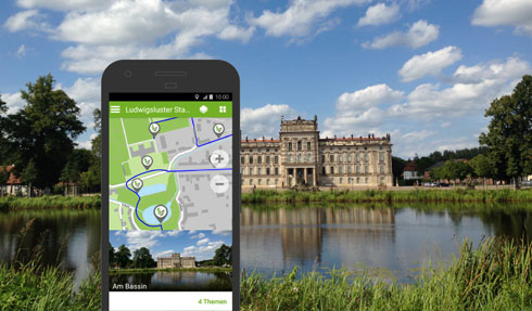 EntdeckerRouten-App und Ludwigsluster Schlosspark